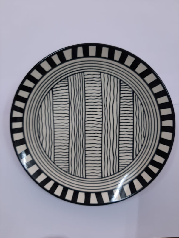 Kakuro Stripe Quarter Plates
