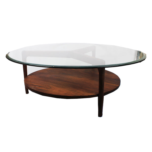 Colonial Glass Top Table