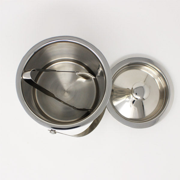 Diamond Ice Bucket with Tongs