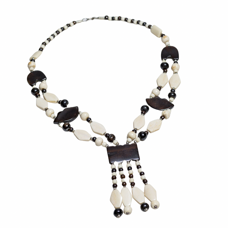 Buy Boho Wood Beads Necklace,boho Beaded Necklaces for Women,vintage Long  Beaded Necklace Long Necklace Chunky Nepal Necklace for Women Boho Jewelry,  synthetic turquoise, wood, faux cowhide and alloy, synthetic turquoise at  Amazon.in