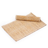 Natural Banana Fibre Table Mats - Set of 4