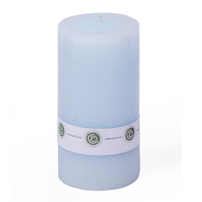 Pillar Candle- Pale Blue