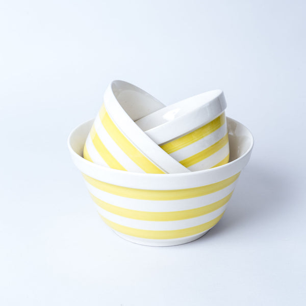 Striped Bowls Yellow